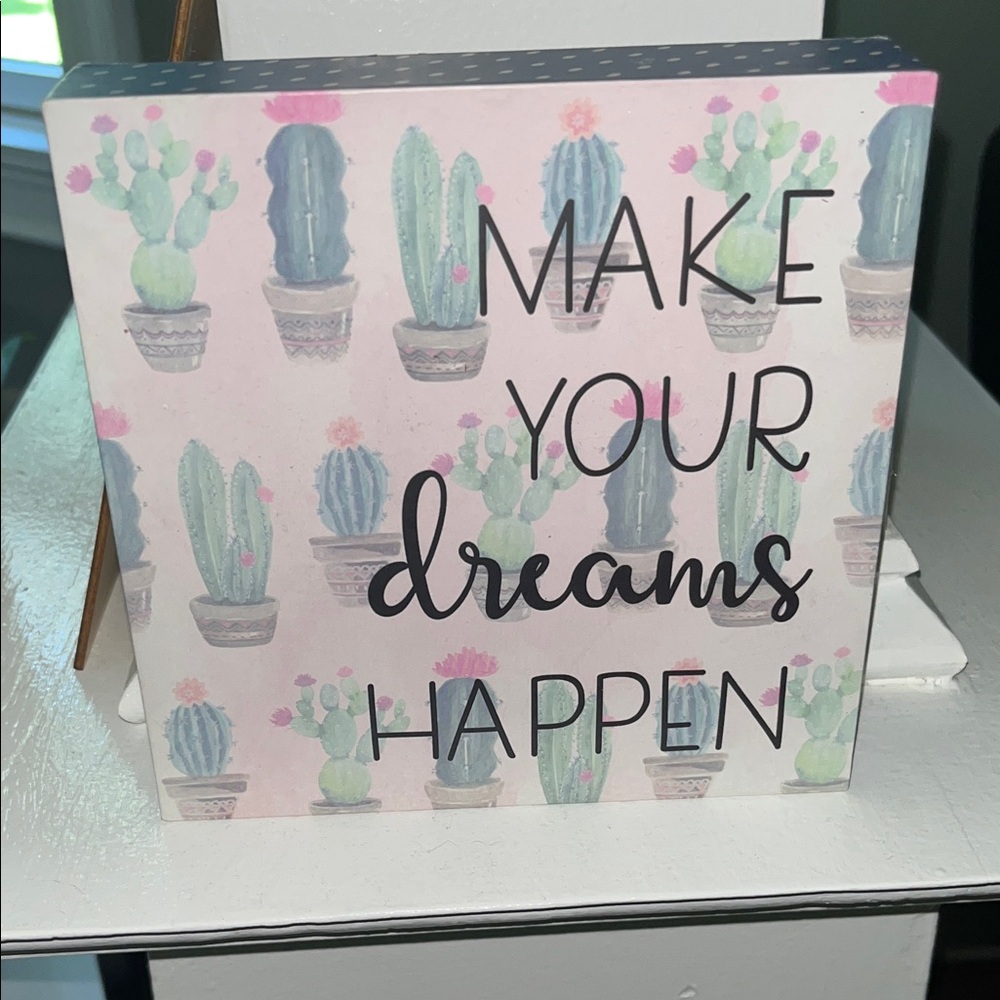 Inspirational Cactus Wall Art